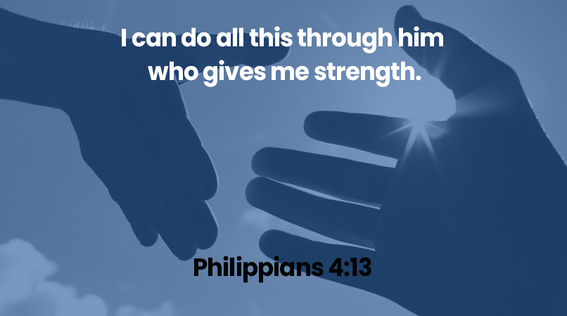 I can do all this through him who gives me strength.