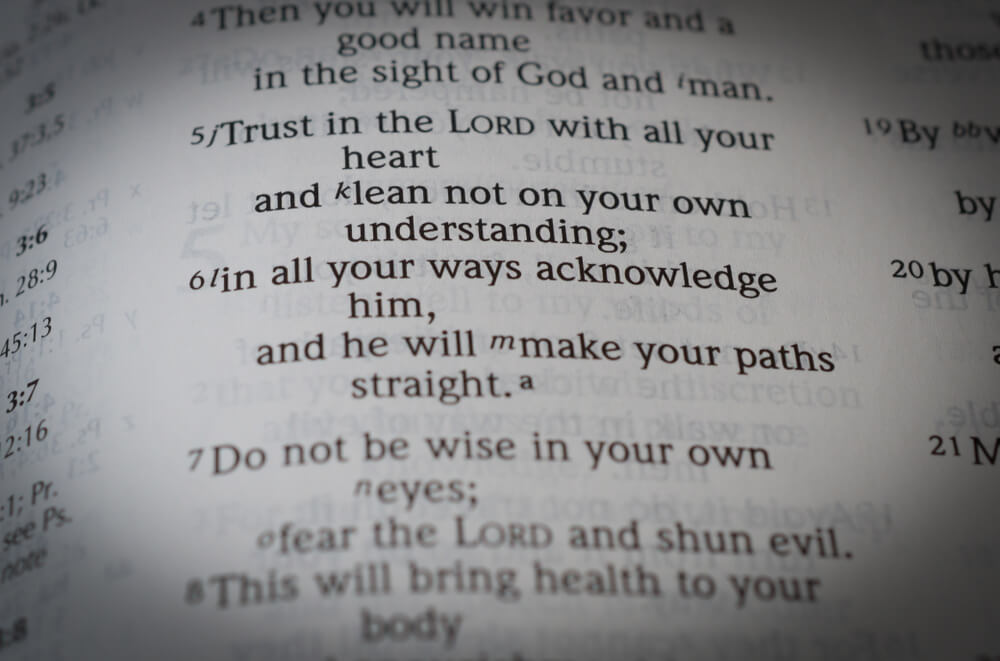 In all your ways acknowledge him, and he will make your paths straight.