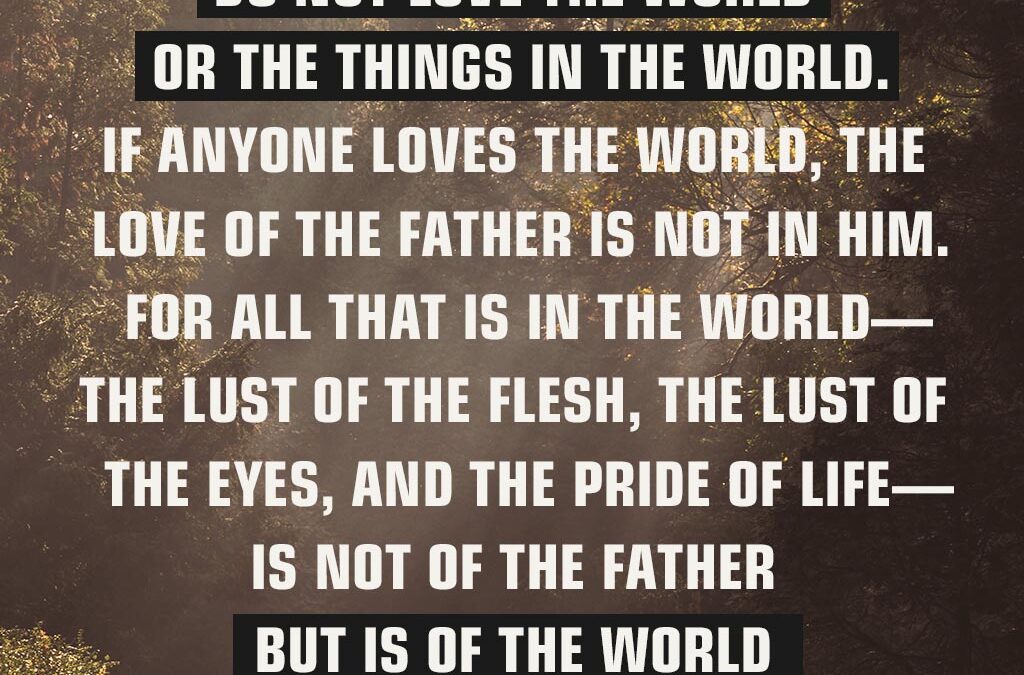 1 John 2:15-16