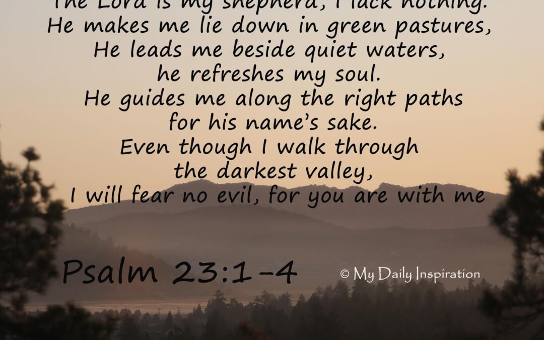 Psalm 23:1-4