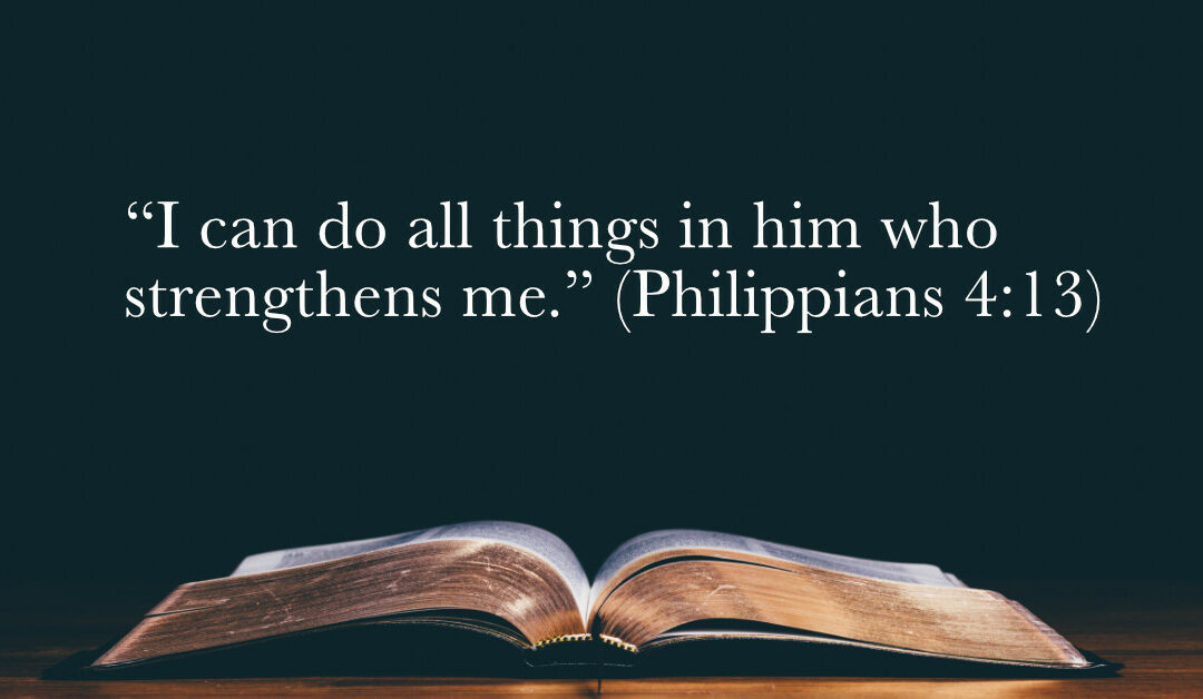 Devotional of the Day: Philippians 4:13 DRV